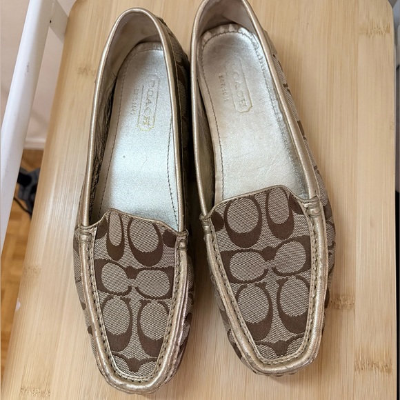 Coach Signature Pattern Flats - Picture 2 of 3